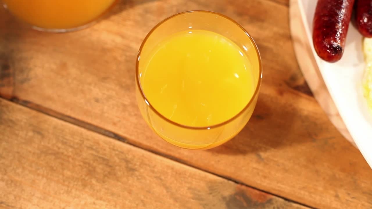 Stock Video Breakfast Served On A Wooden Table Live Wallpaper For PC