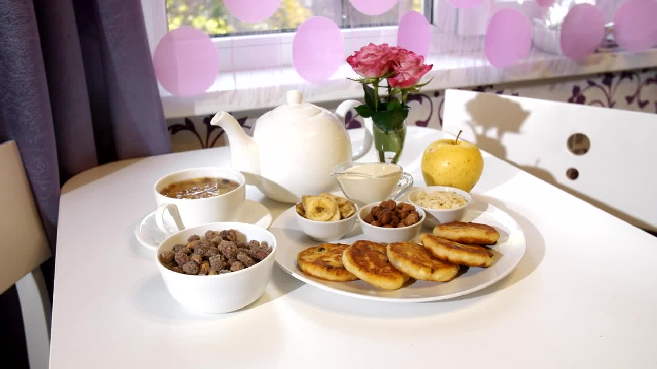 Stock Video Breakfast Ready On The Table Live Wallpaper For PC
