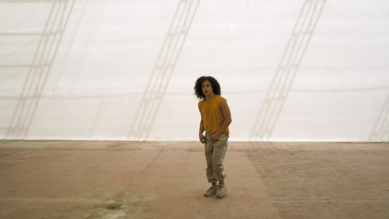 Stock Video Breakdancer Practicing Live Wallpaper For PC