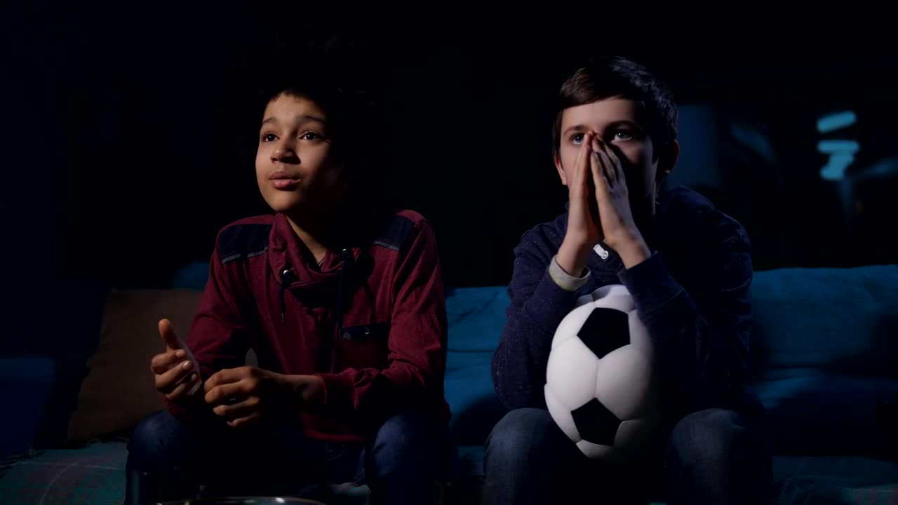 Stock Video Boys Watching A Football Match Live Wallpaper For PC