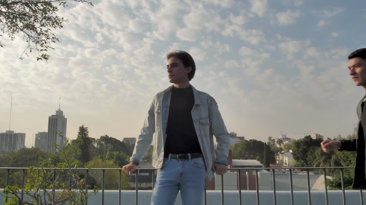 Stock Video Boyfriends Hug On Balcony Live Wallpaper For PC