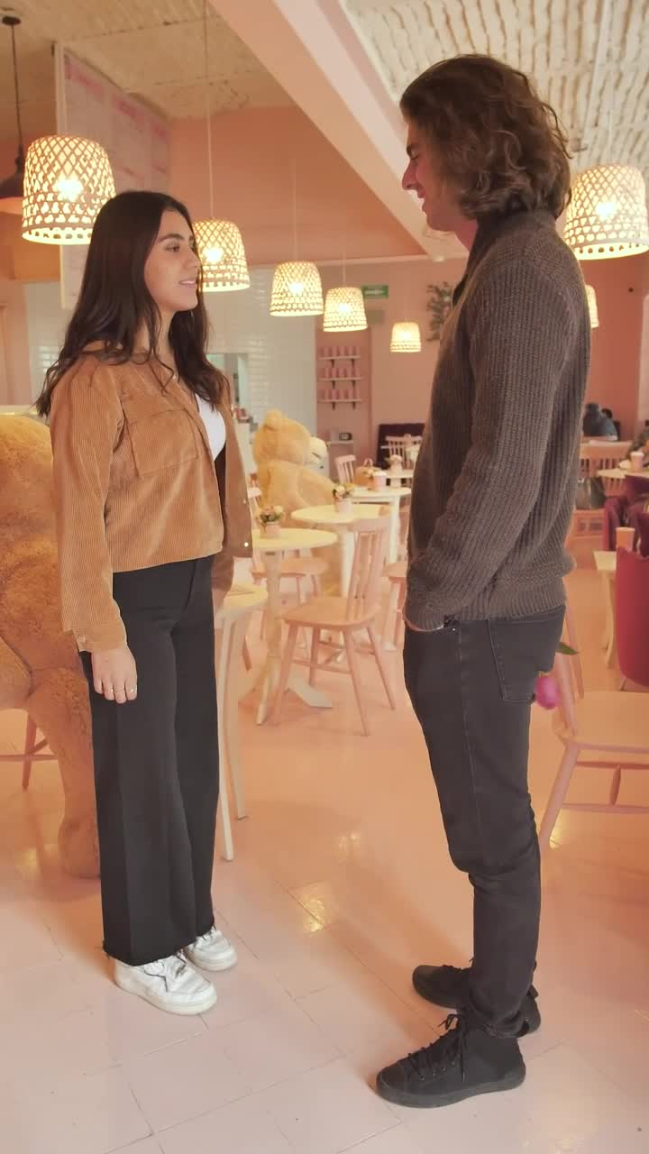 Stock Video Boy Surprising His Girlfriend With A Rose Live Wallpaper For PC