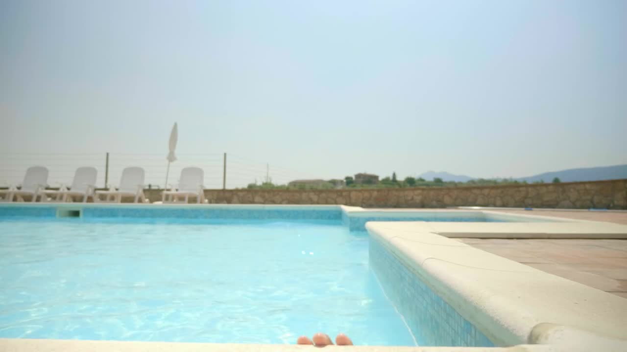 Stock Video Boy Rises Out Of Water In Swimming Pool And Smiles Live Wallpaper For PC
