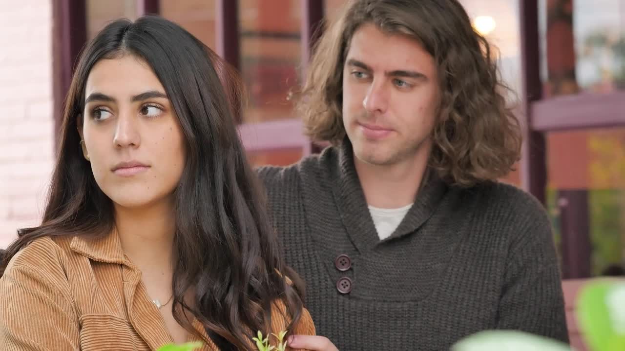 Stock Video Boy Hugging And Kissing His Girlfriend On The Cheek Live Wallpaper For PC