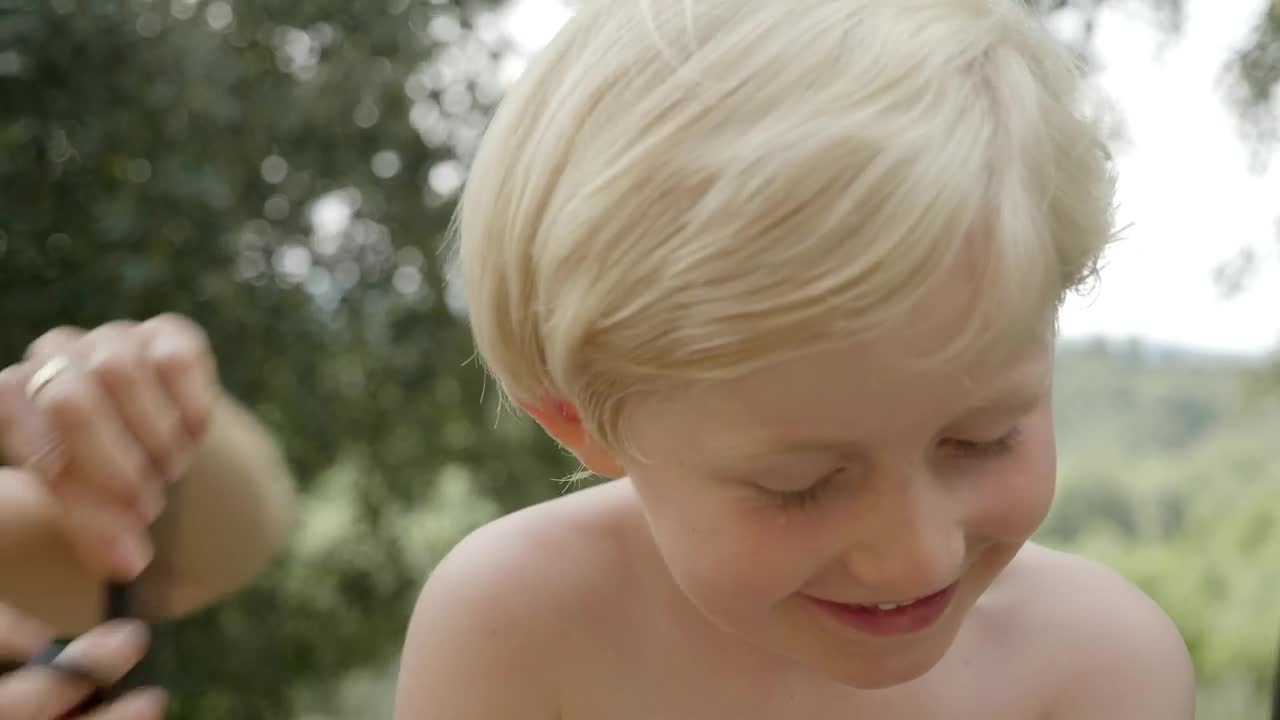 Stock Video Boy Having His Hair Cut Live Wallpaper For PC