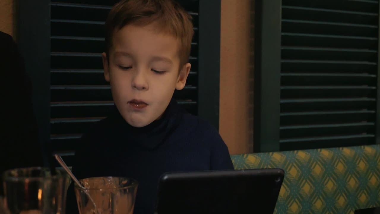 Stock Video Boy Eating A Bowl Of Ice Cream Live Wallpaper For PC