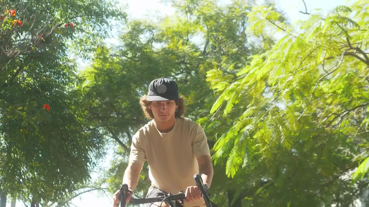 Stock Video Boy Doing A Wheelie On A Bike In A Park Live Wallpaper For PC