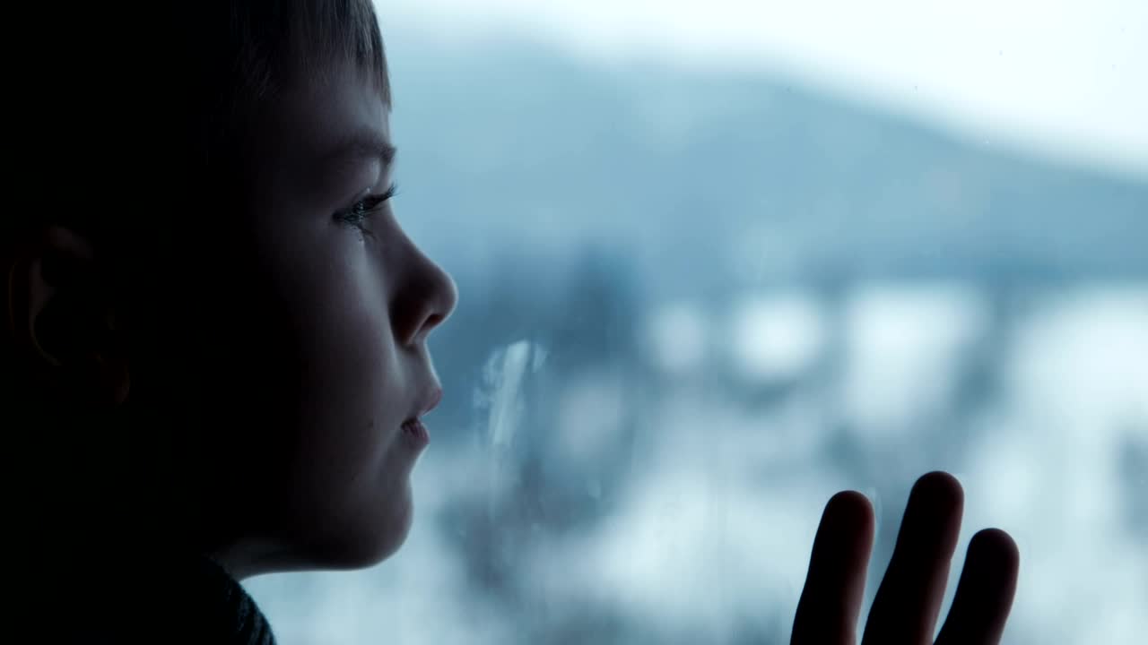 Stock Video Boy Behind The Window Live Wallpaper For PC