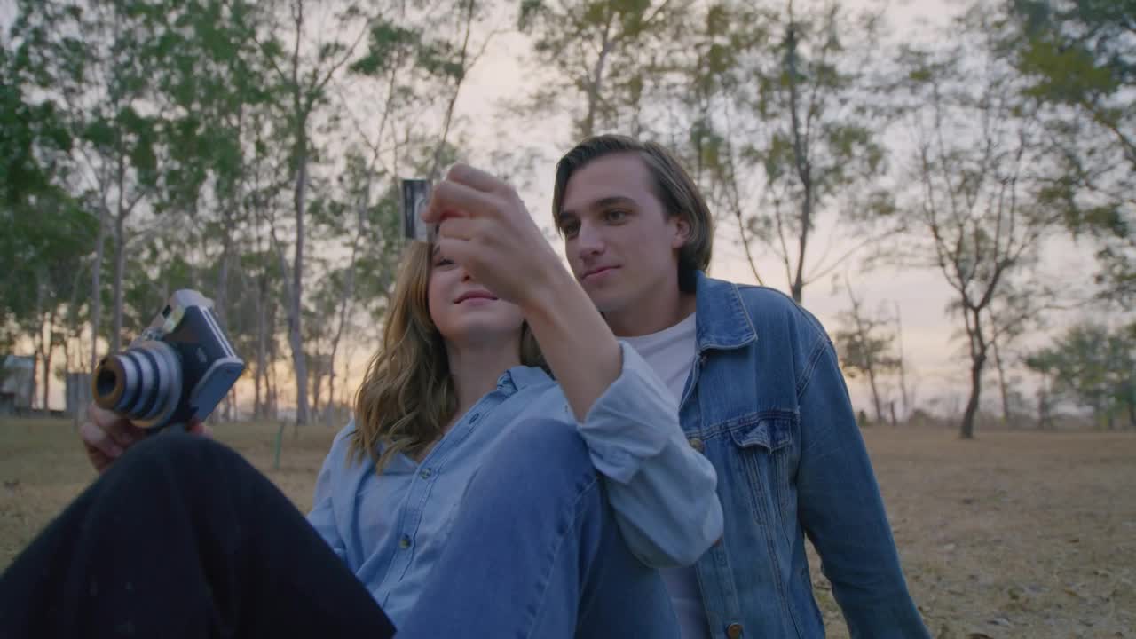 Stock Video Boy And Girl Taking Photos In Nature Live Wallpaper For PC