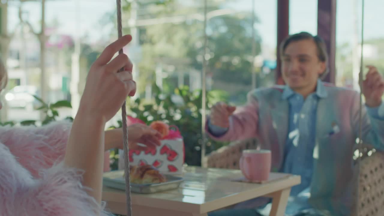 Stock Video Boy And Girl On A Romantic Date On Valentines Day Live Wallpaper For PC