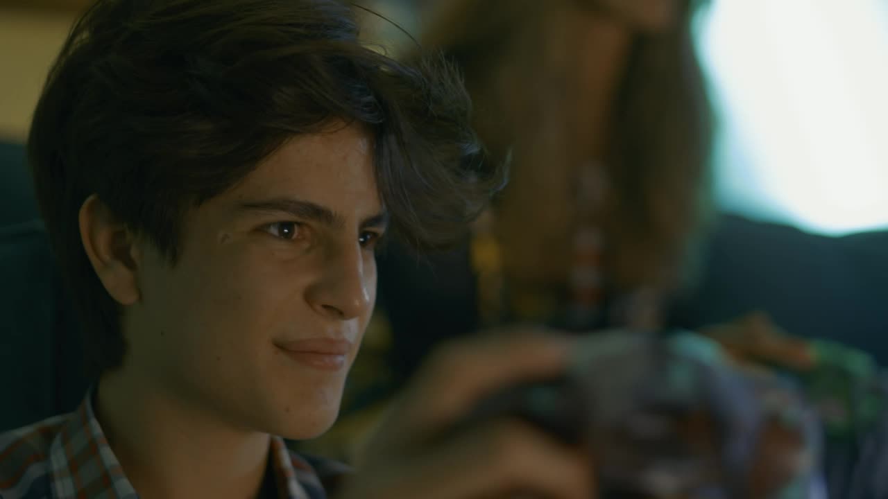 Stock Video Boy And Girl Having Fun Playing Video Games Live Wallpaper For PC