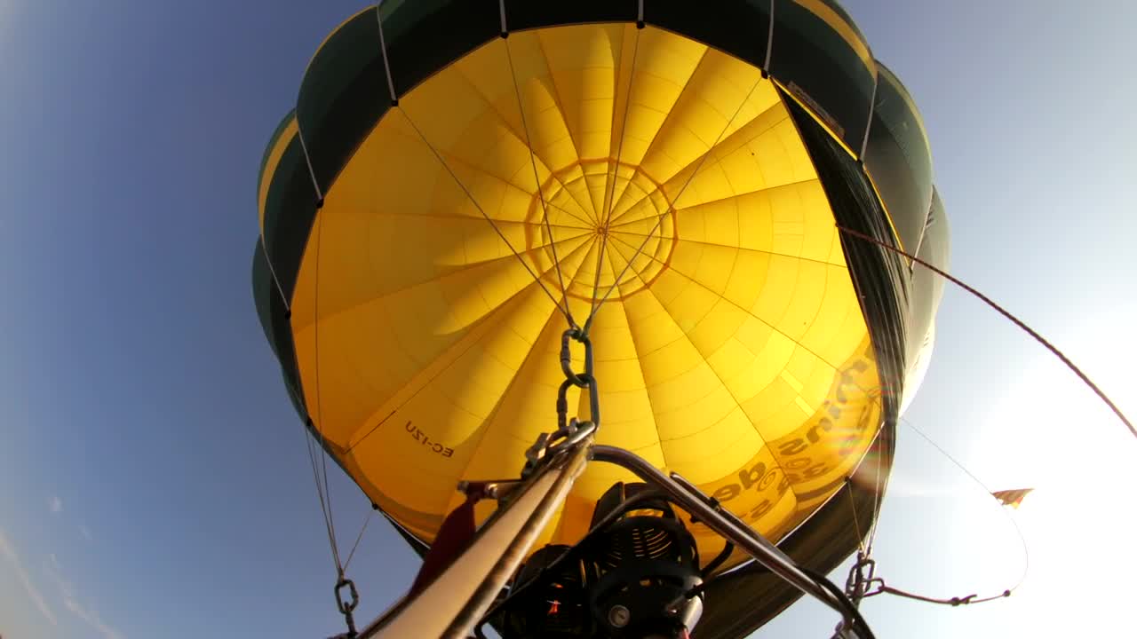 Stock Video Bottom View Of A Hot Air Balloon Live Wallpaper For PC