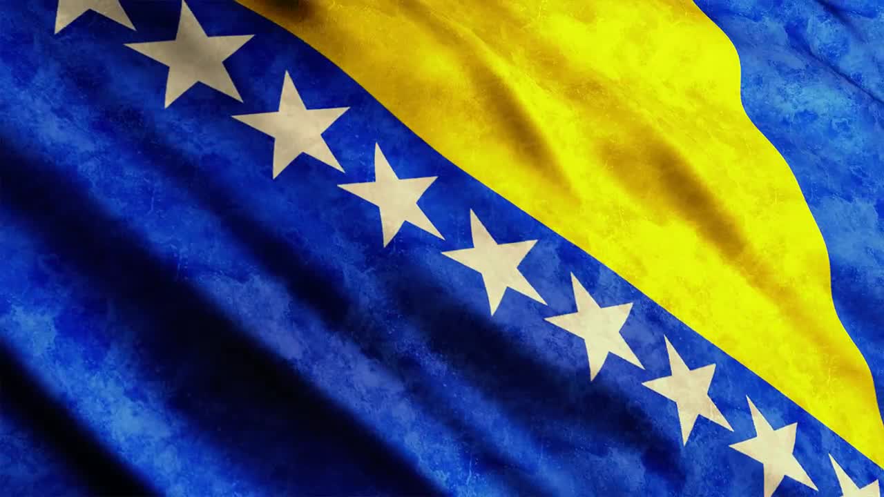 Stock Video Bosnia And Herzegovina Flag Live Wallpaper For PC