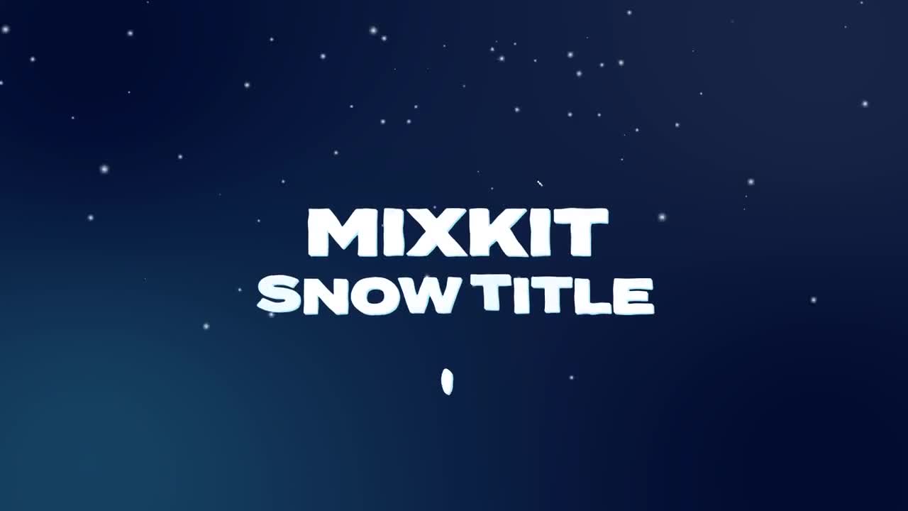 Stock Video Bold Snow Title Live Wallpaper For PC