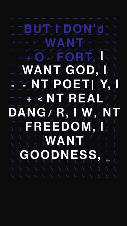 Stock Video Bold Quote Box Live Wallpaper For PC