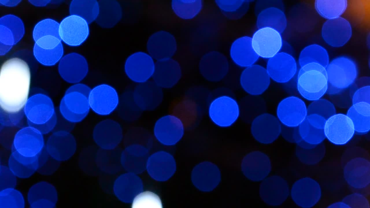 Stock Video Bokeh In Blue Tones Live Wallpaper For PC