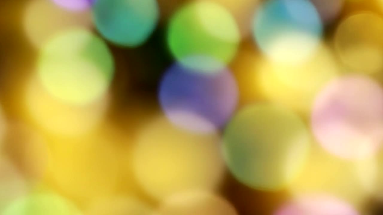 Stock Video Bokeh Effect With Yellow And Green Live Wallpaper For PC
