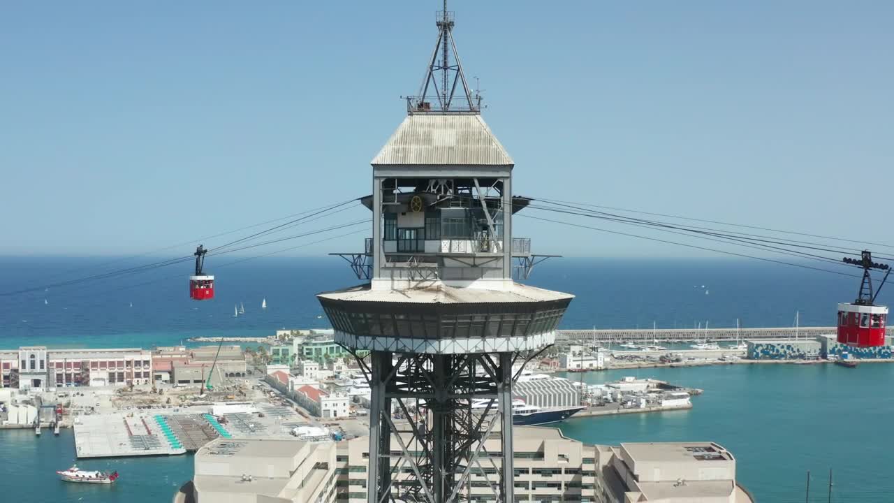 Stock Video Boats In Barcelona Port Live Wallpaper For PC