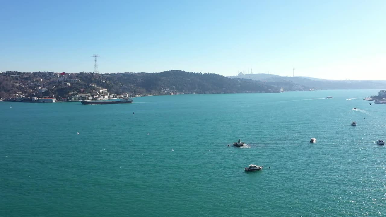 Stock Video Boats Anchored Away From The Shore Live Wallpaper For PC