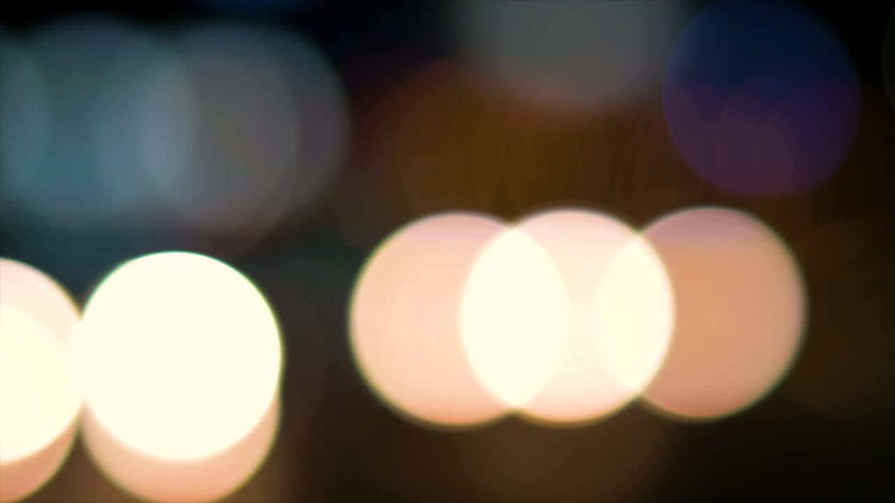 Stock Video Blurred Yellow Lights Live Wallpaper For PC