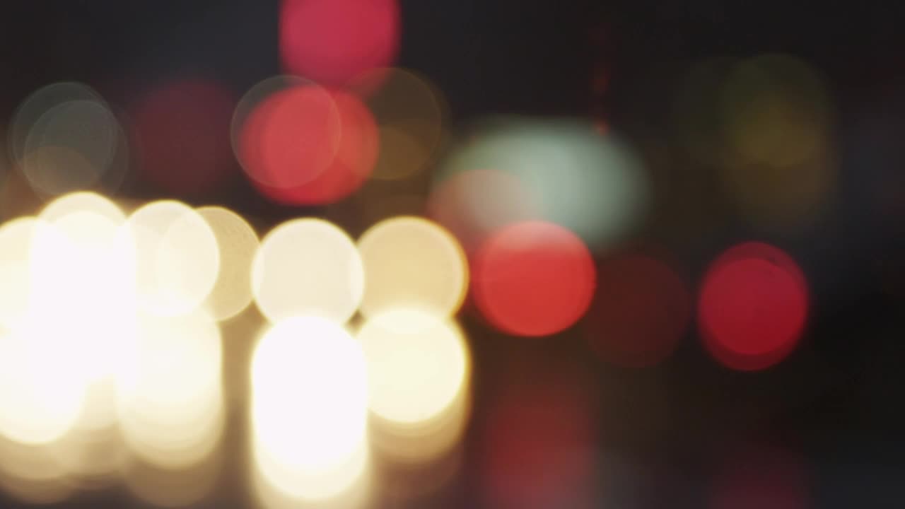 Stock Video Blurred Traffic Lights And Cars Live Wallpaper For PC
