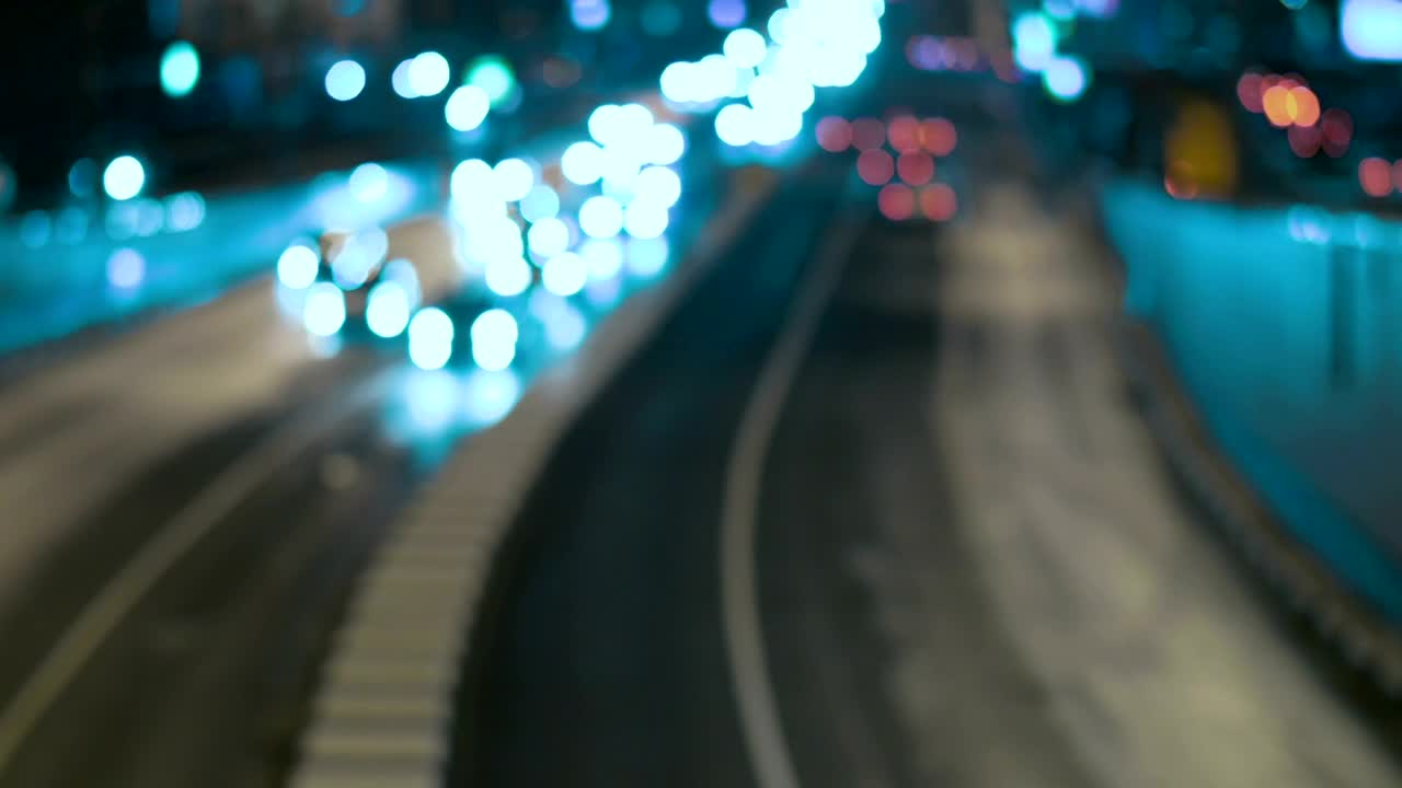 Stock Video Blurred Traffic Heading Towards The Camera Live Wallpaper For PC