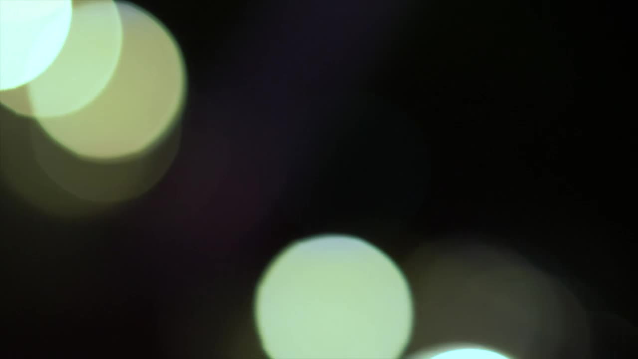 Stock Video Blurred Round White Lights Bokeh Effect Live Wallpaper For PC
