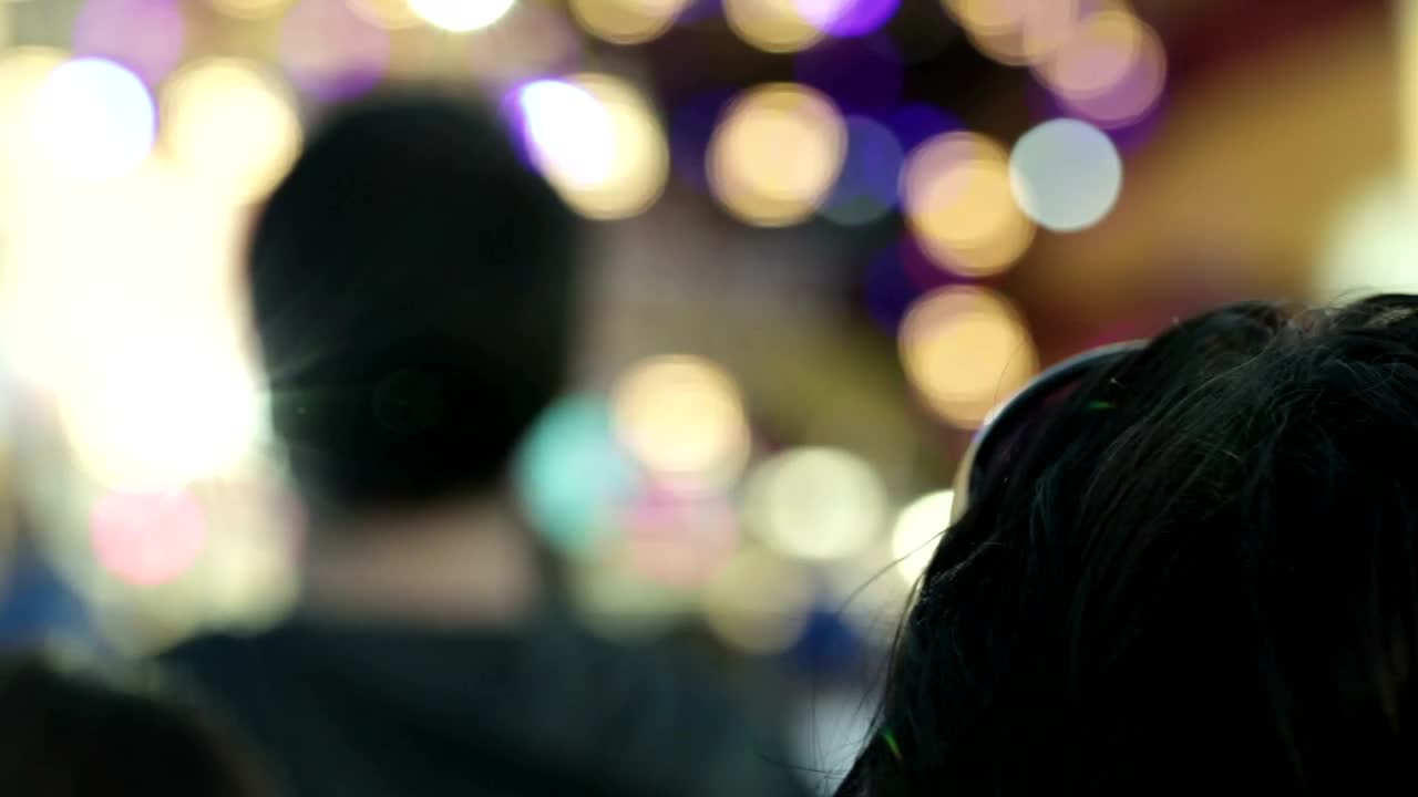 Stock Video Blurred Crowd At A Concert Live Wallpaper For PC