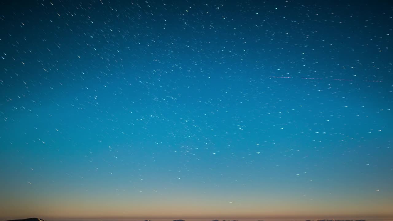 Stock Video Blue Starry Sky In The Mountains Live Wallpaper For PC