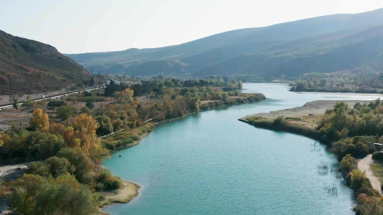 Stock Video Blue River And The Mountains Live Wallpaper For PC