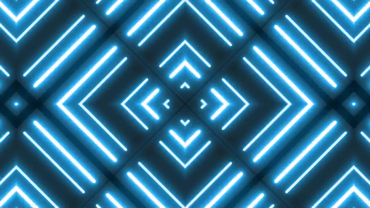 Stock Video Blue Neon Lights Flashing And Moving Live Wallpaper For PC