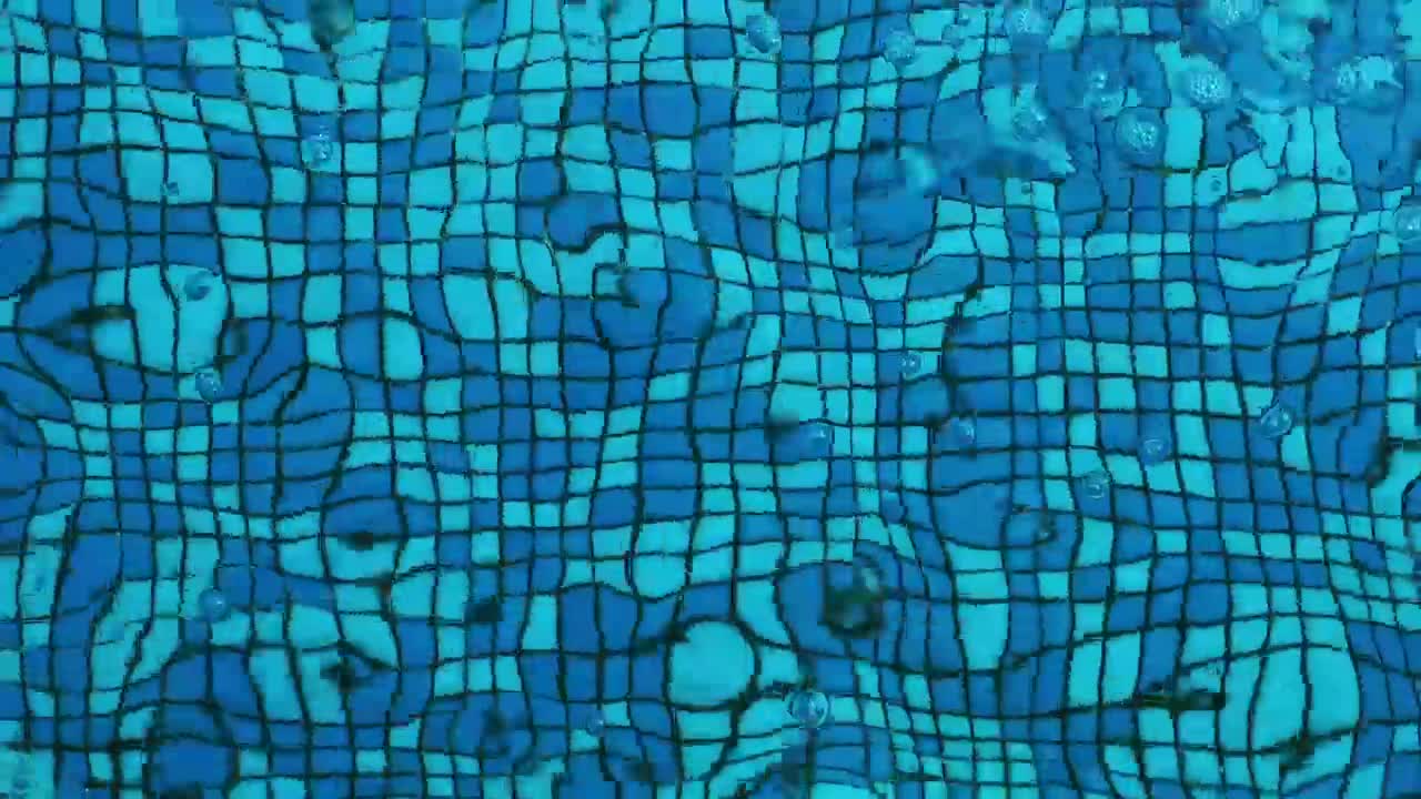 Stock Video Blue Mosaic Pool Live Wallpaper For PC