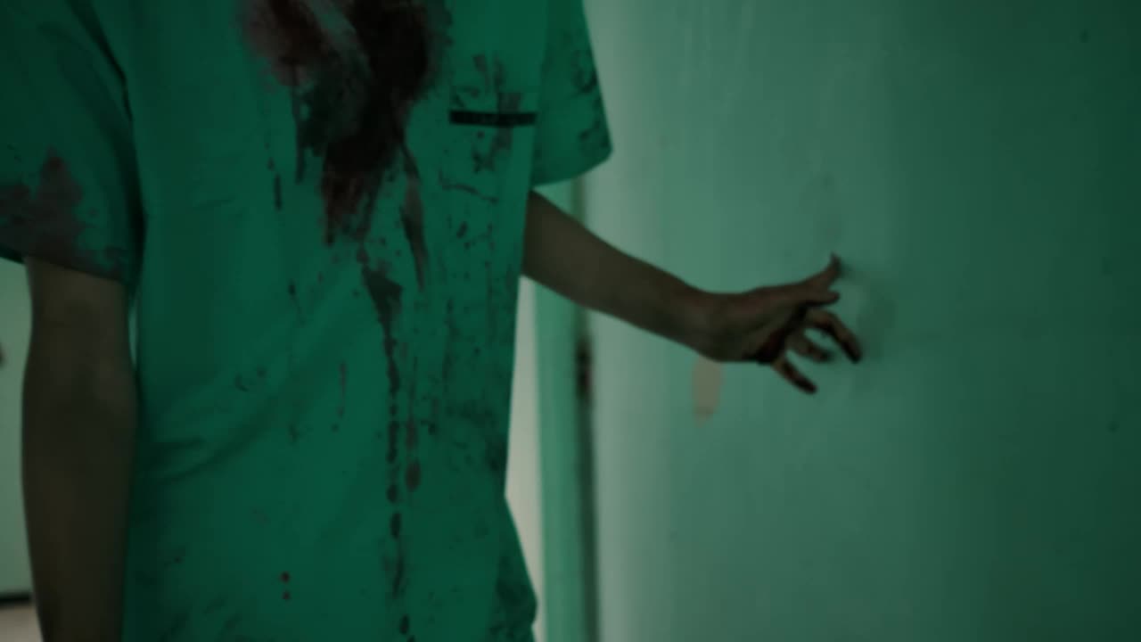 Stock Video Bloody Zombie Walking Live Wallpaper For PC