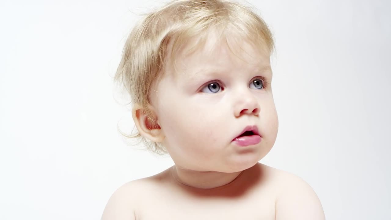 Stock Video Blonde Child Looking Around Live Wallpaper For PC