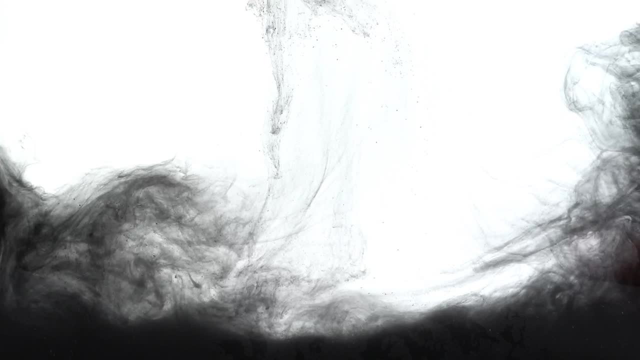 Stock Video Black Ink Underwater Moving Slowly Background Live Wallpaper For PC