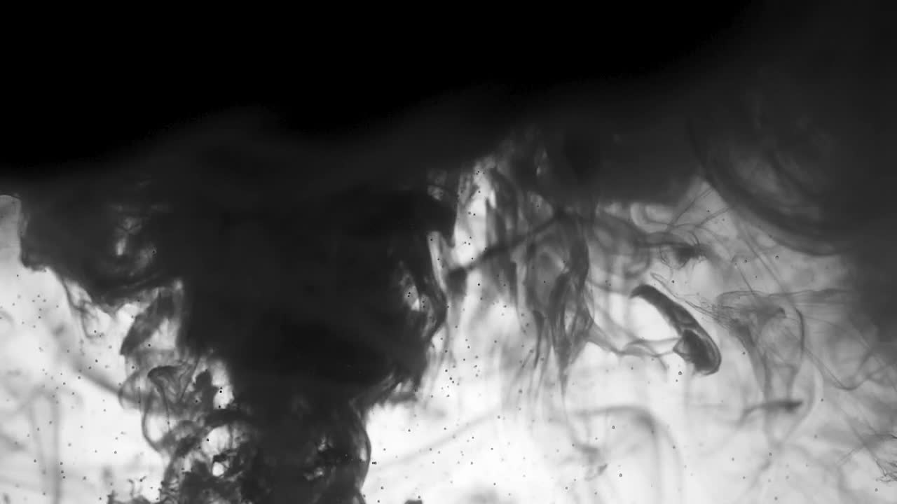 Stock Video Black Ink Swirl In Water Live Wallpaper For PC