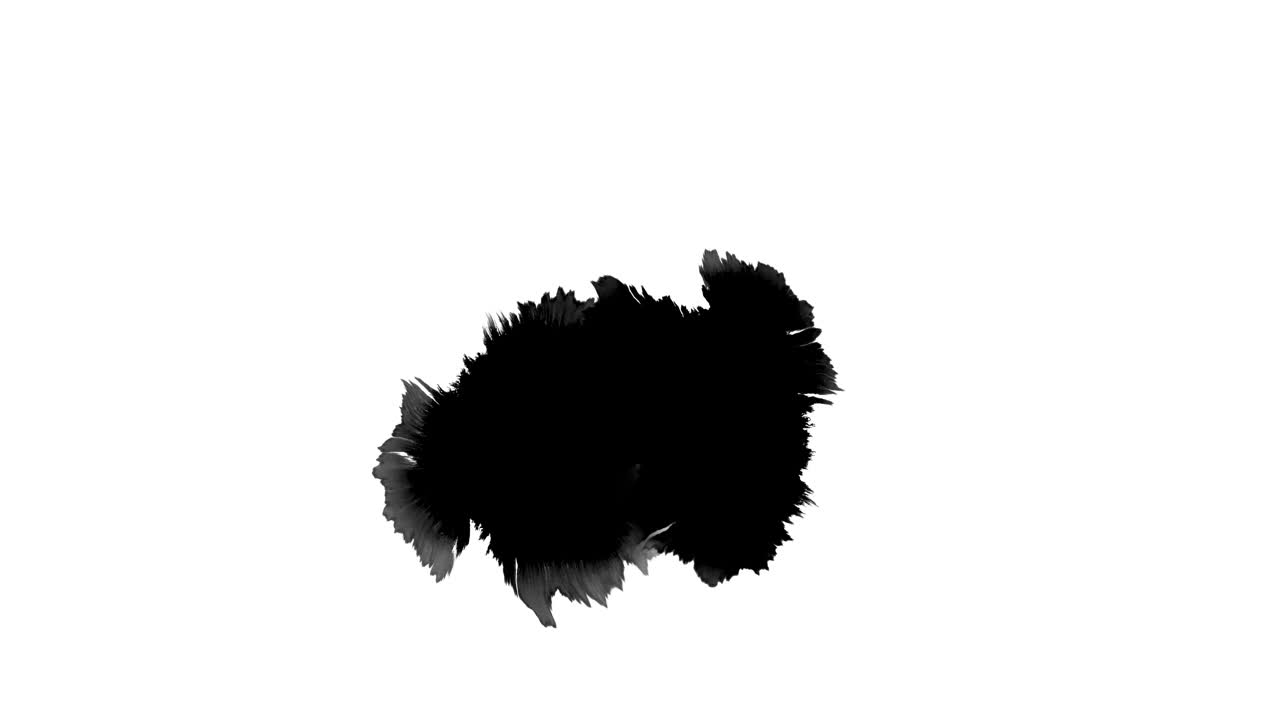Stock Video Black Ink Splashing Live Wallpaper For PC