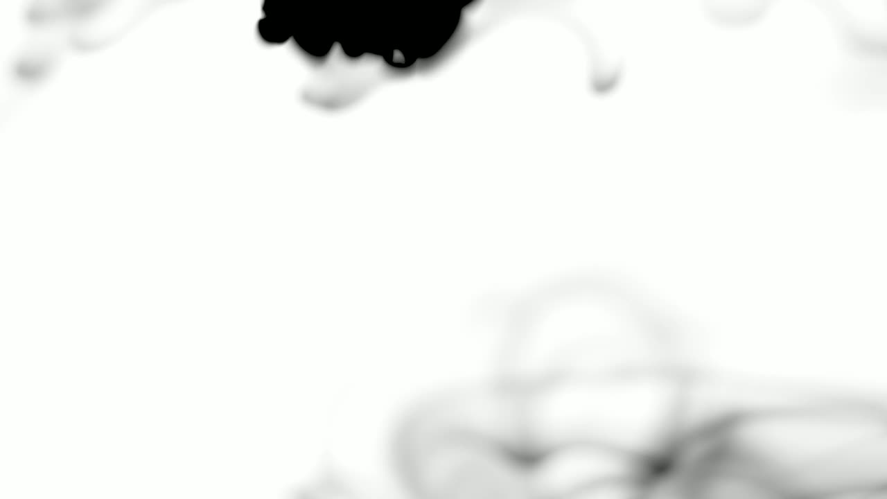 Stock Video Black Ink Floating In The Water Live Wallpaper For PC