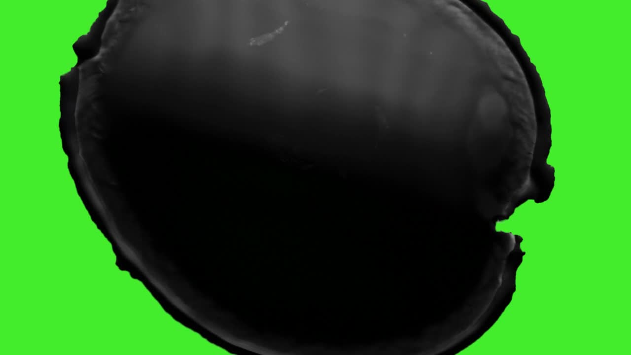 Stock Video Black Ink Covering A Green Background Live Wallpaper For PC