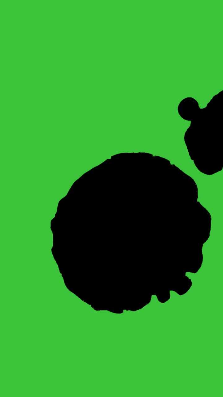 Stock Video Black Drops Covering A Green Background Live Wallpaper For PC