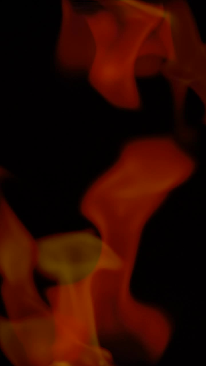 Stock Video Black Background With Two Flames Waving Live Wallpaper For PC