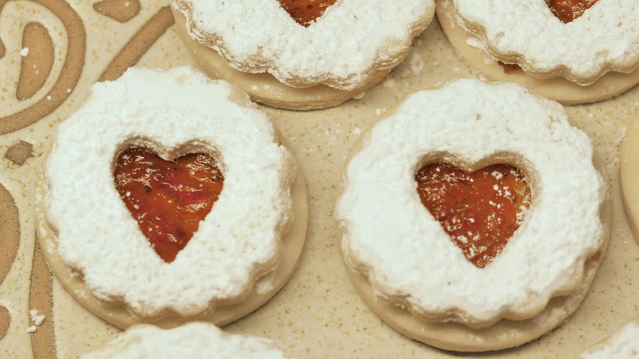 Stock Video Biscuits Sprinkled With Sugar Glass Live Wallpaper For PC