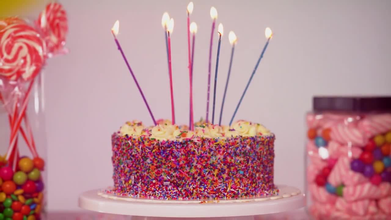 Stock Video Birthday Confetti Logo Live Wallpaper For PC