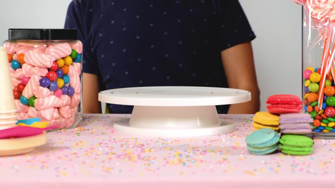 Stock Video Birthday Cake With Candles In Front Of The Birthday Boy Live Wallpaper For PC