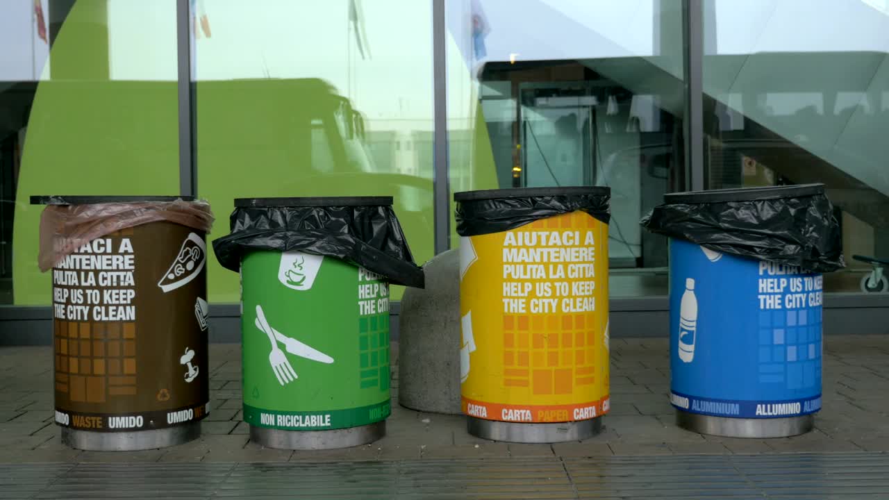 Stock Video Bins For Plastic Waste Live Wallpaper For PC