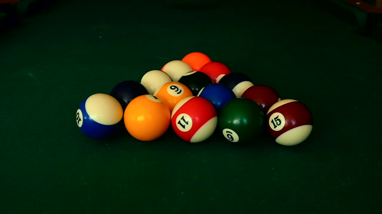 Stock Video Billiard Balls Getting Hit Live Wallpaper For PC