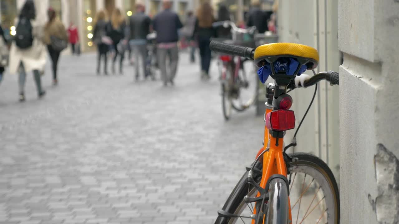 Stock Video Bikes Parked Along A Street Live Wallpaper For PC