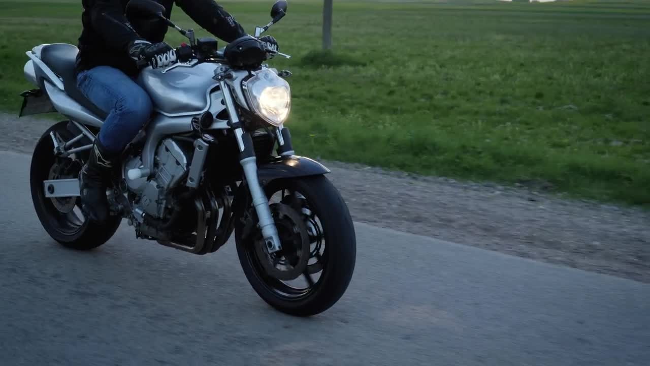 Stock Video Biker Driving In The Countryside Live Wallpaper For PC