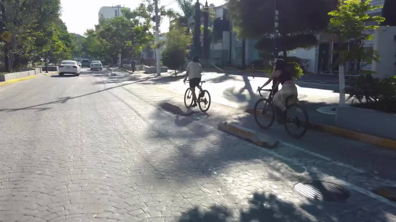 Stock Video Bike Ride As A Couple Through The Streets Of A Live Wallpaper For PC