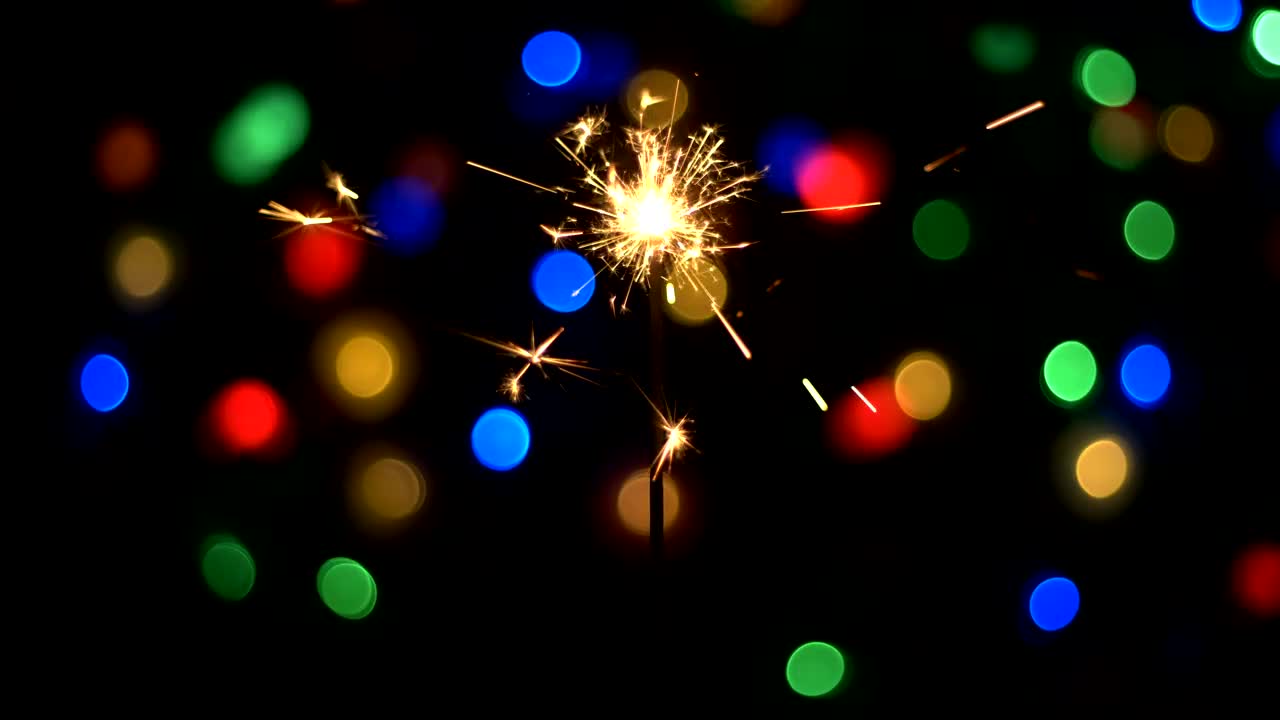 Stock Video Bengal Light In The Dark With Bokeh Lights In The Live Wallpaper For PC